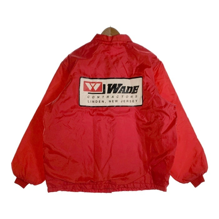 Birdie by Richard A.LEslie 裏ボア ナイロンコーチジャケット レッド USA製 Size XL 福生店