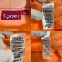 SUPREME シュプリーム 24SS Cord Collegiate Logo Hooded Sweatshirt カレッジロゴ プルオーバースウェットパーカー オレンジ Size M 福生店