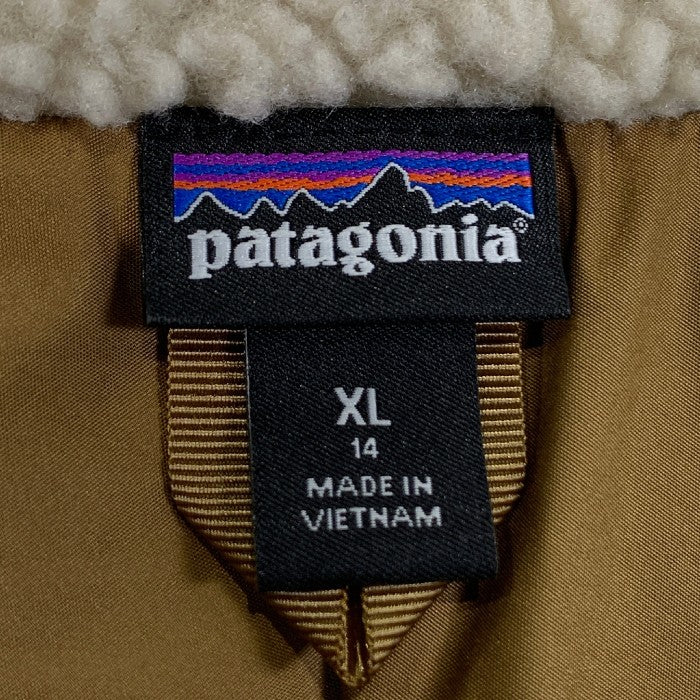 patagonia パタゴニア 18AW kids Retro-X レトロX フリースジャケット クリーム 65625 Size XL 14 福生店