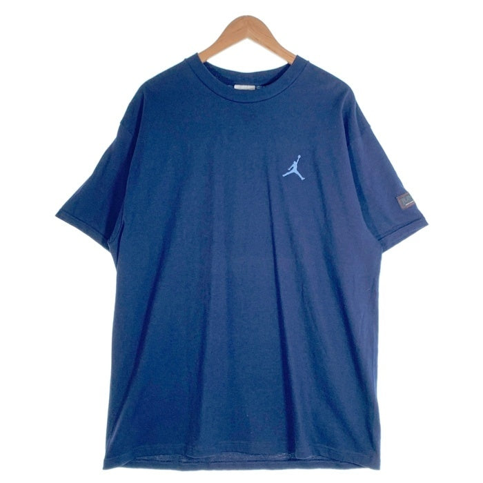 90's NIKE ナイキ JUMPMAN JORDAN ジャンプマン刺繡 Tシャツ ネイビー USA製 デッドストック Size L 福生店