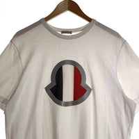 MONCLER モンクレール 21SS MAGLIA SS T-SHIRT 半袖 Tシャツ トリコロールロゴ ホワイト G10918C7B440 8390T Size XL 福生店