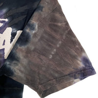 STUSSY ステューシー タイダイ ワールドツアープリント Tシャツ パープル ブラック Size M 福生店