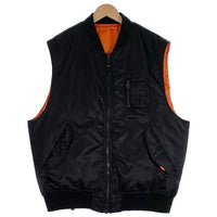 AVIREX アヴィレックス MA-1 リバーシブル ベスト ブラック オレンジ 3122164 Size 2XL 福生店