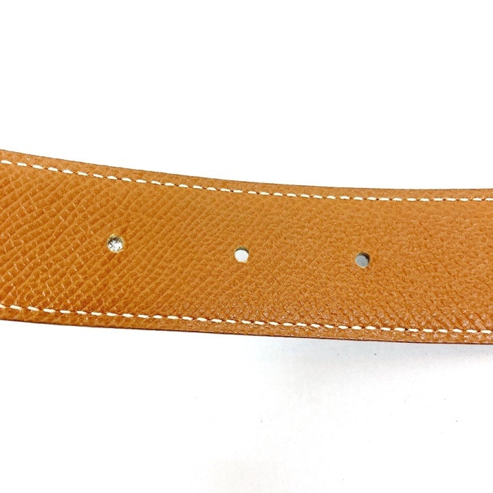 HERMES エルメス コンスタンス リバーシブル Hベルト ゴールド金具 ブラックxブラウン size60 瑞穂店
