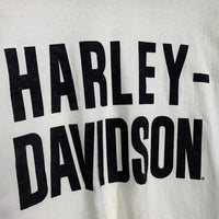 Harley-Davidson ハーレーダビッドソン プリント ロングスリーブTシャツ ホワイト ブラック 99092-24VM Size XL 福生店