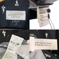 NEIGHBORHOOD ネイバーフッド 16SS  EP-TCB / C-SHIRT.SS 半袖 シャツ ブラック 161BENH-SHM01S Size L 福生店