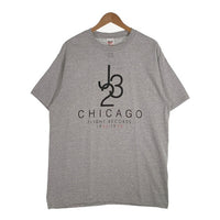 90's J23 CHICAGO FLIGHT RECORDS 1984-1998 マイケルジョーダン プリントTシャツ グレー anvil Size XL 福生店