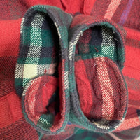 STUSSY ステューシー チェック フランネルシャツ レッド グリーン Size M 瑞穂店