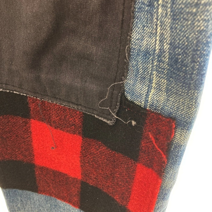 JUNYA WATANABE COMME des GARCONS ジュンヤワタナベ コムデギャルソン JL-P203 AD2013 異素材パッチワーク デニムパンツ ジーンズ インディゴ SizeS 瑞穂店
