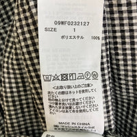 Mila Owen ミラオーウェン キャミワンピース チェック柄 ブラック×ホワイト size1 瑞穂店