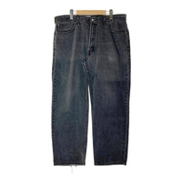 LEVI'S リーバイス RELAXED FIT 550 後染め デニムパンツ ブラック sizeW40 L30※裾にダメージあり 瑞穂店