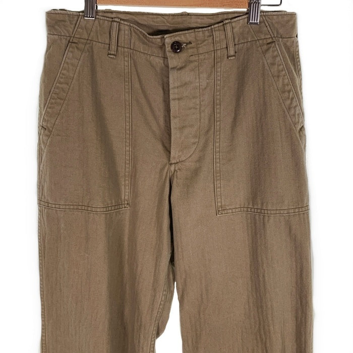 WAREHOUSE ウエアハウス HBT MILITARY PANTS ヘリンボーン ベイカーパンツ ミリタリー オリーブ Size 32 福生店