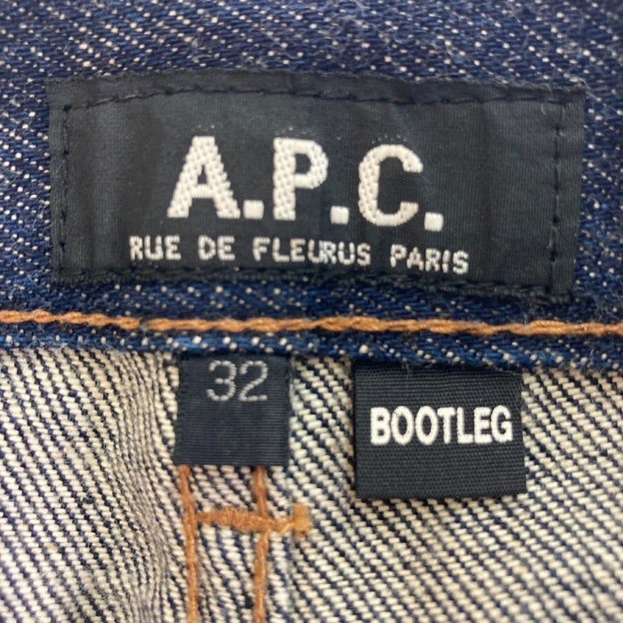 A.P.C. アーペーセー BOOTLEG デニムパンツ インディゴ size32 瑞穂店