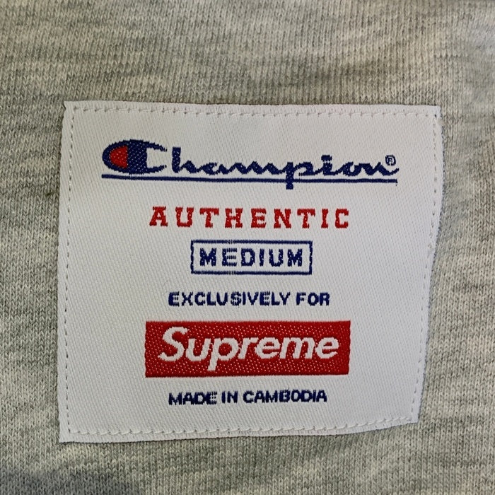 SUPREME シュプリーム 19SS Champion チャンピオン Outline Hooded Sweatshirt アウトライン プルオーバースウェットパーカー グリーン Size M 福生店