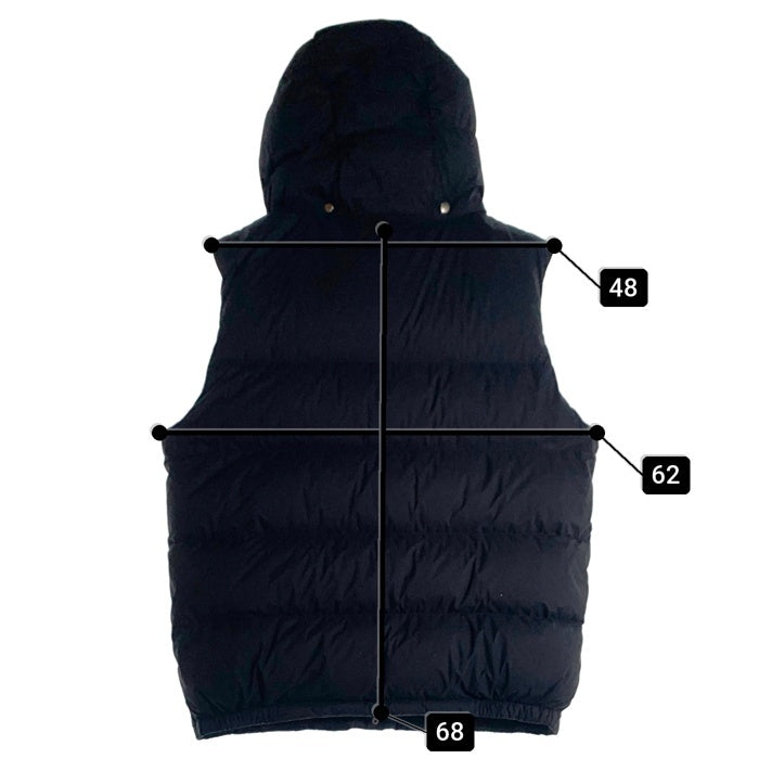 THE NORTH FACE ノースフェイス ダウンベスト ブラック ND92231 Size XL 福生店