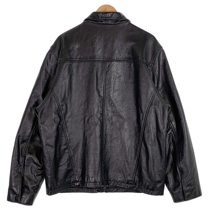 CHARLES KLEIN チャールズ クライン シングル レザージャケット ブラック Size XL 福生店