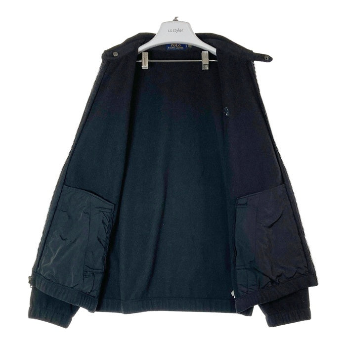 POLO RALPH LAUREN ポロラルフローレン ジップアップ フリースジャケット スウィングトップ ブラック SizeL 瑞穂店