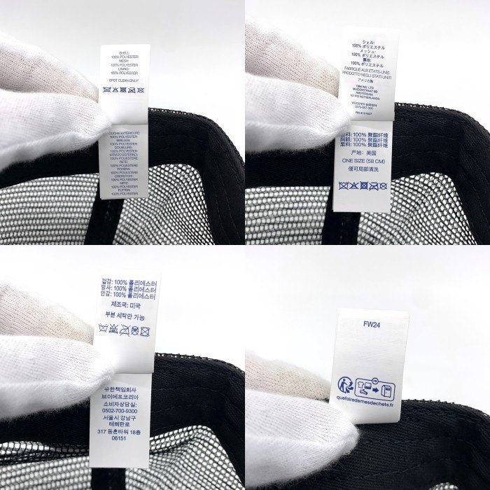 SUPREME シュプリーム Authorized Mesh Back 5-Panel メッシュ キャップ ブラック USA製 福生店