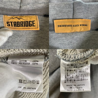 STABRIDGE スタブリッジ ULTRA HOODIE LIGHT 10th Anniv.Edition ウルトラフーディーライト プルオーバーパーカー グレー Size L 福生店