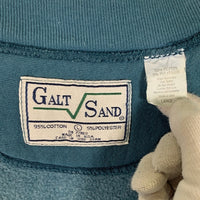90's WORLD PRESERVE アニマルプリント クルーネックスウェットトレーナー ブルー GALT SAND USA製 Size L 福生店