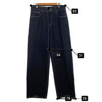 XX PAX ブラックデニム ワイドパンツ ジーンズ Size M 福生店