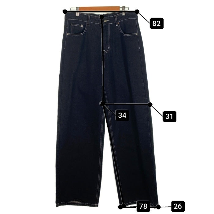 XX PAX ブラックデニム ワイドパンツ ジーンズ Size M 福生店