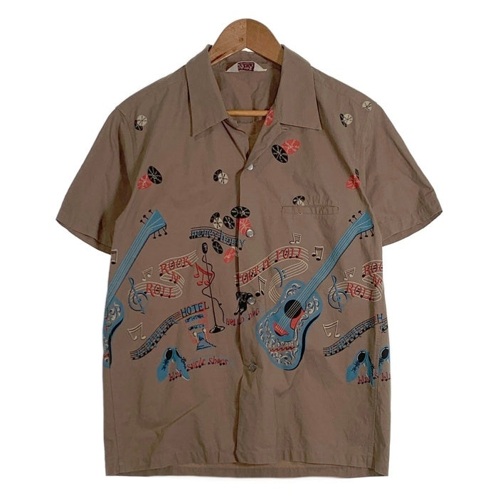 STAR OF HOLLYWOOD スターオブハリウッド コットン オープンカラーシャツ 半袖 カーキ SH38117 Size M 福生店