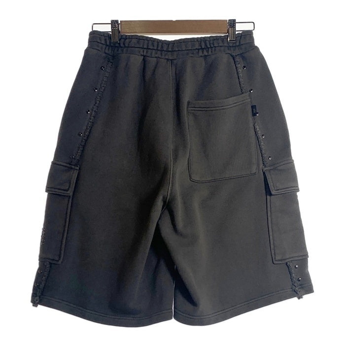 WIND AND SEA ウィンダンシー Sulfer Acid Studs Sweat Short サルファーアシッドスタッズ スウェットショーツ ショートパンツ チャコール WDS-O-STD-24-Q4-CS-03 Size M 福生店