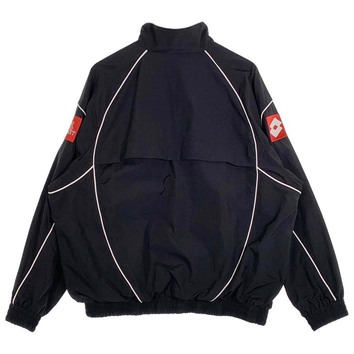 Lotto ロット YES GOOD MARKET イエスグッドマーケット ジップアップ ナイロンジャケット ブラック UMA6-17LOYGM005 Size XL 福生店