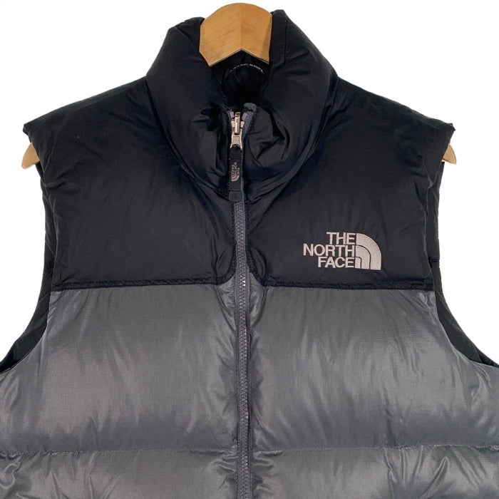 THE NORTH FACE ノースフェイス 700 Fill Nuptse Vest ヌプシ ダウンベスト ブラック グレー 韓国 Size 90  福生店