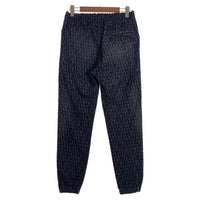 DIESEL ディーゼル 23AW D-UM-RIB-NE モノグラム スウェット パンツ ブラック チャコール Size S 福生店