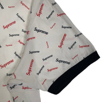 SUPREME シュプリーム 18AW Scatter Ringer Tee スキャッター リンガーTシャツ ホワイト ネイビー Size L 福生店