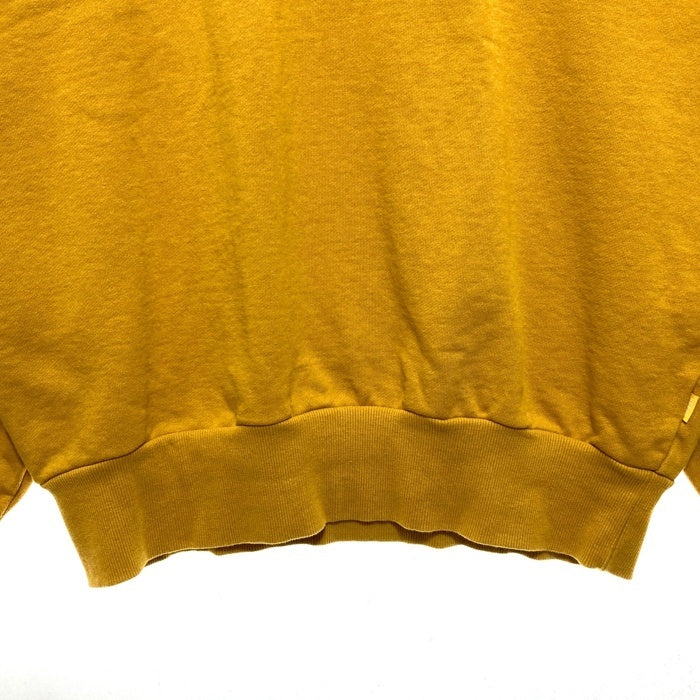 KEBOZ ケボズ ワンポイント刺繍 スウェットトレーナー イエロー sizeL 瑞穂店