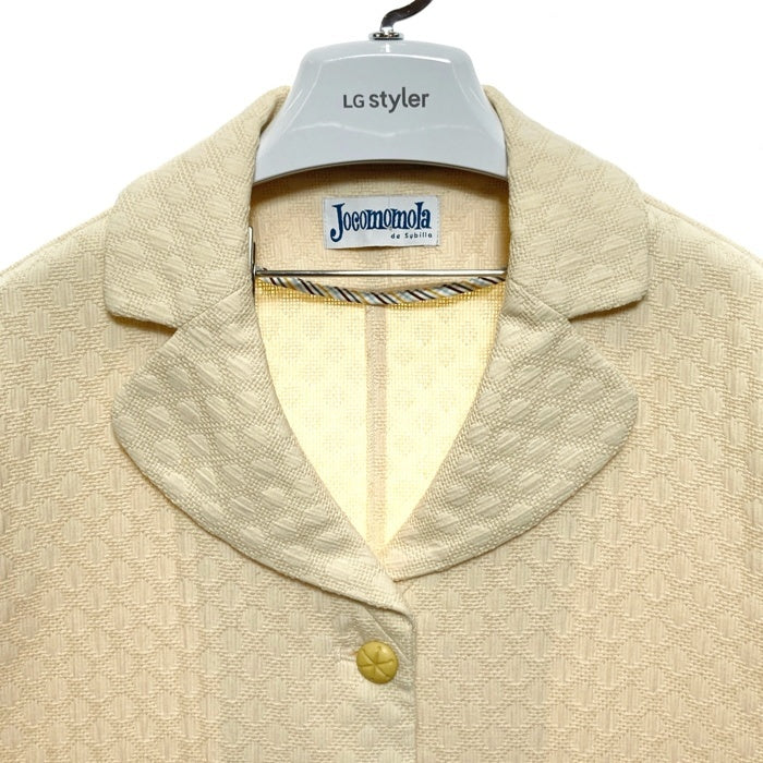 Jocomomola ホコモモラ コットン オーバーコート クリーム size40 瑞穂店