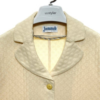 Jocomomola ホコモモラ コットン オーバーコート クリーム size40 瑞穂店