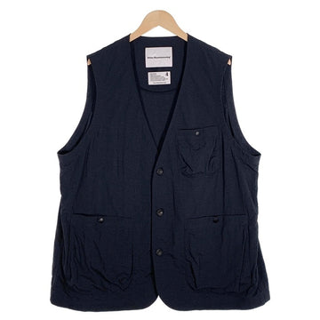 White Mountaineering ホワイトマウンテニアリング 24SS NYLON VEST ナイロンベスト ブラック WM2471221 Size 4 福生店