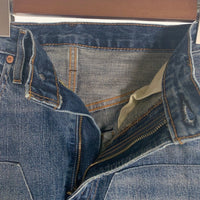 LEVI'S VINTAGE CLOTHING LVC リーバイスヴィンテージクロージング 67505-0110 ダブルニー ストレートデニムパンツ インディゴ USED加工 Size 31×32 福生店