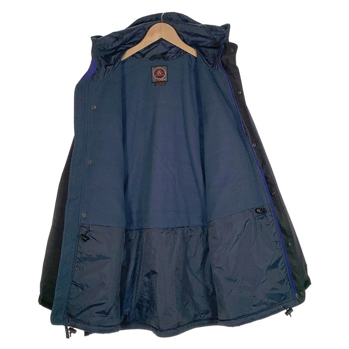90's~ NIKE ナイキ ナイロン ジップアップジャケット ネイビー 中綿 H60207PAS マレーシア製 Size L 福生店