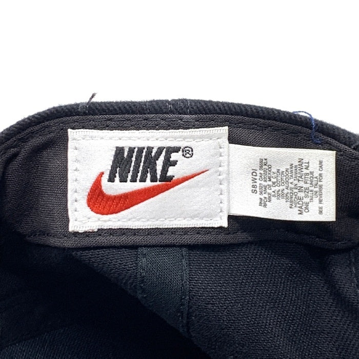 90's NIKE ナイキ 1998 NBA ALL STAR WEEKEND 6パネルキャップ ブラック マジックテープ 台湾製 福生店