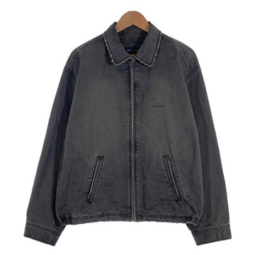 NAUTICA ノーティカ 24SS クラッシュドチノ ジップアップブルゾン ブラック 241-1538 Size L 福生店