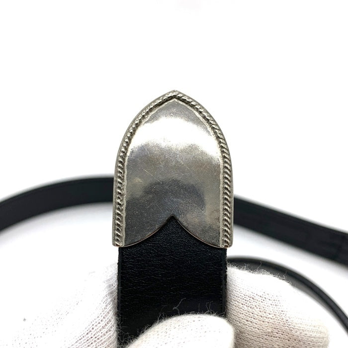 MINEDENIM マインデニム Western Leather Belt ウエスタンレザーベルト ブラック Size 32 福生店