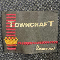 TOWNCRAFT タウンクラフト Pennys レオパード柄 カーディガン ネイビー×ブラック sizeL 瑞穂店