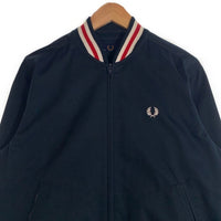 FRED PERRY フレッドペリー Tennis Bomber Jacket テニス ボンバージャケット ネイビー J6154 Size L 福生店