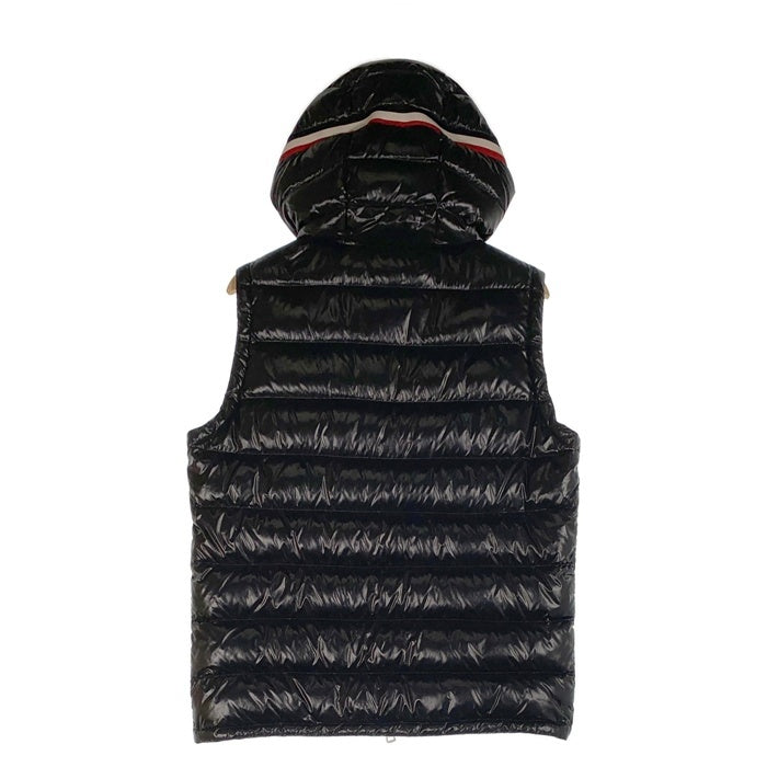 MONCLER モンクレール LANOUX GILET LANOUX VEST ロゴワッペン ダウンベスト ブラック  D20914333005 Size 3 福生店