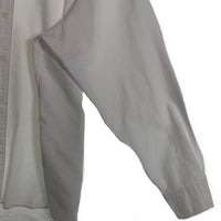 F.C.R.B. F.C.Real Bristol エフシーレアルブリストル COOLMAX EMBLEM BIG Ｂ.D. SHIRT 長袖 ボタンダウン シャツ ホワイト FCRB-232073 Size XL 福生店