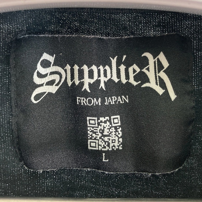 Supplier サプライヤー ストーン×プリント Tシャツ ブラック sizeL 瑞穂店