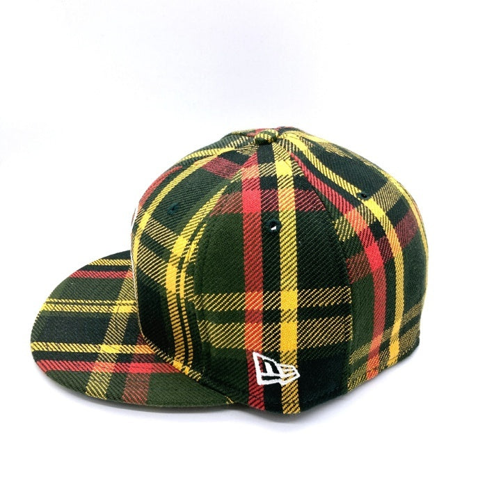 A BATHING APE アベイシングエイプ NEW ERA ニューエラ 伊勢丹チェック キャップ グリーン size7 1/2 瑞穂店