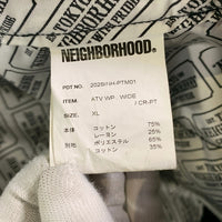 NEIGHBORHOOD ネイバーフッド 20AW ATV WP .WIDE / CR-PT コーデュロイ パンツ ブラック 202SINH-PTM01 Size XL 福生店