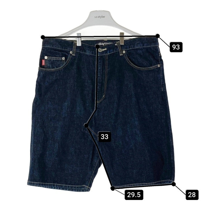 STUSSY ステューシー 00's バギーデニムショーツ インディゴ