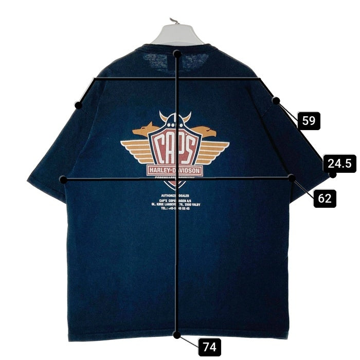 80年代 ハーレーダビッドソン USA製 シングルステッチ 丸胴 Harley Davidson - 【90s・USA製】ハーレーダビッドソン Tシャツ
